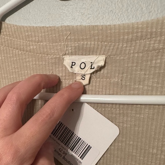 POL Oversized Ribbed Long Sleeve Top - Picture 5 of 5